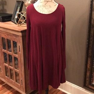 🍁🍁STITCHFIX Maroon Long Sleeved Dress